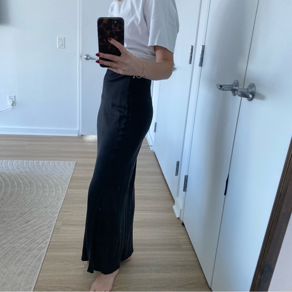 H&M Silk Skirt